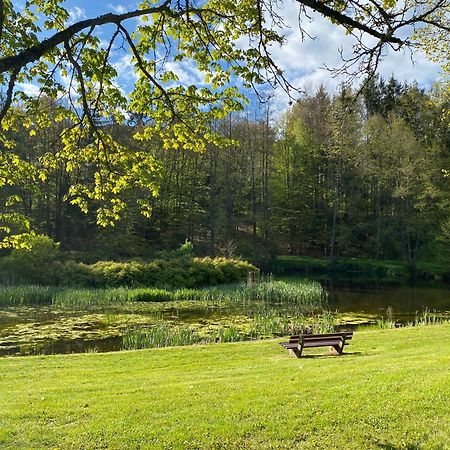 Pension-Ferienwohnung Liesbachtal Direkt Am Waldrand Bayerische Rhoen Schonau an der Brend ภายนอก รูปภาพ