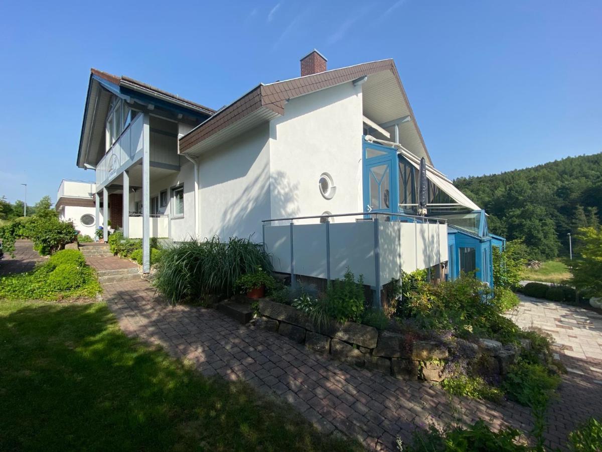Pension-Ferienwohnung Liesbachtal Direkt Am Waldrand Bayerische Rhoen Schonau an der Brend ภายนอก รูปภาพ