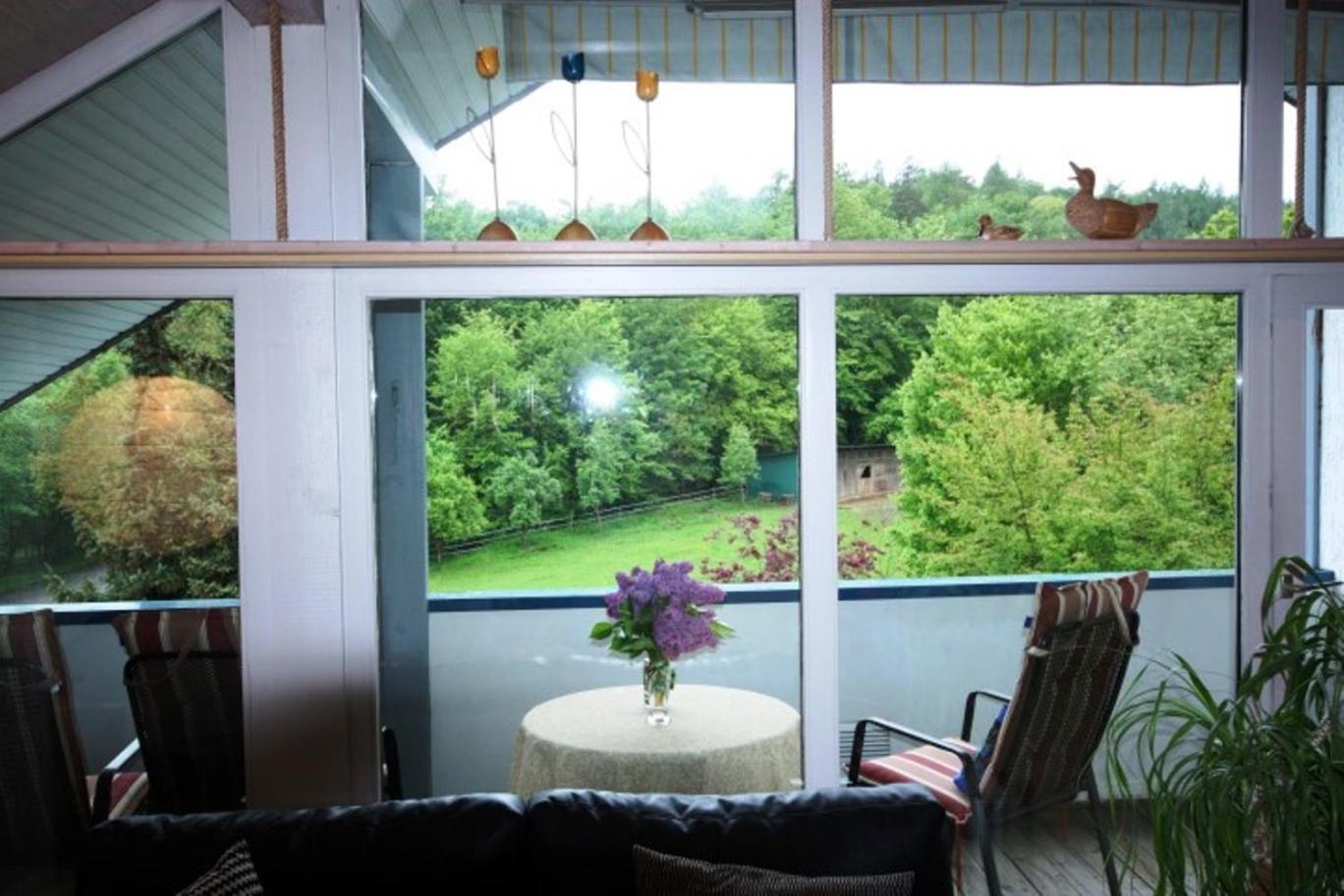 Pension-Ferienwohnung Liesbachtal Direkt Am Waldrand Bayerische Rhoen Schonau an der Brend ภายนอก รูปภาพ
