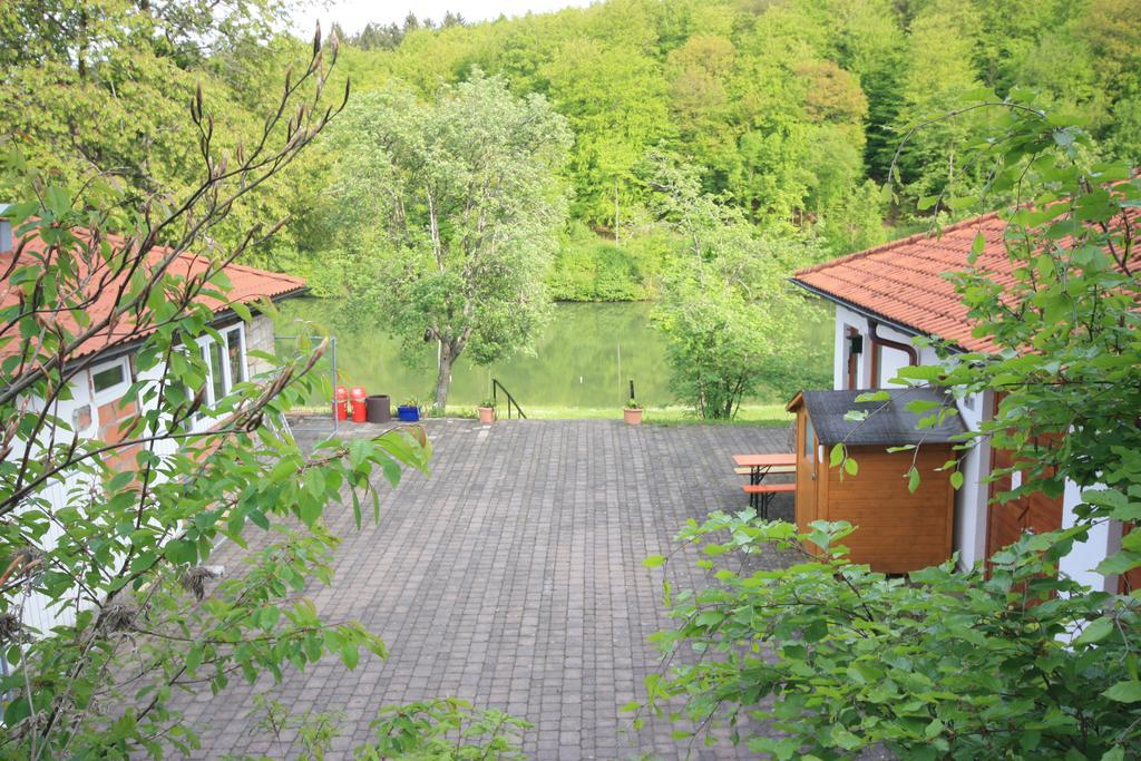 Pension-Ferienwohnung Liesbachtal Direkt Am Waldrand Bayerische Rhoen Schonau an der Brend ภายนอก รูปภาพ